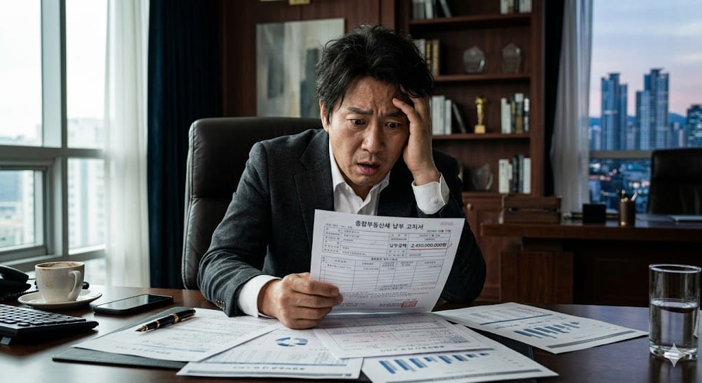 종부세 고지서를 확인하고 충격에 빠진 다주택자