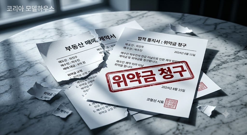 소유권 이전 등기 이행이 무산되어 공급 계약 파기 및 위약금 독박 배상 고지 공문을 송달받은 계약자