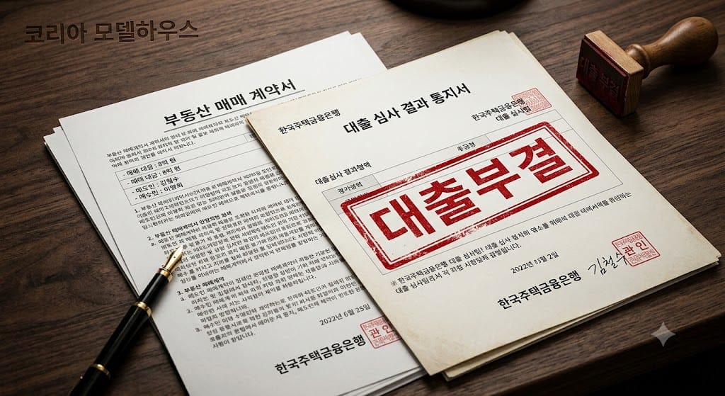 중도금 대출 승계 거절 지표를 확인하고 가계 계약금 위약 귀속 조항과 부동산실명법 위반 요건을 대조하는 행정 분석 서류