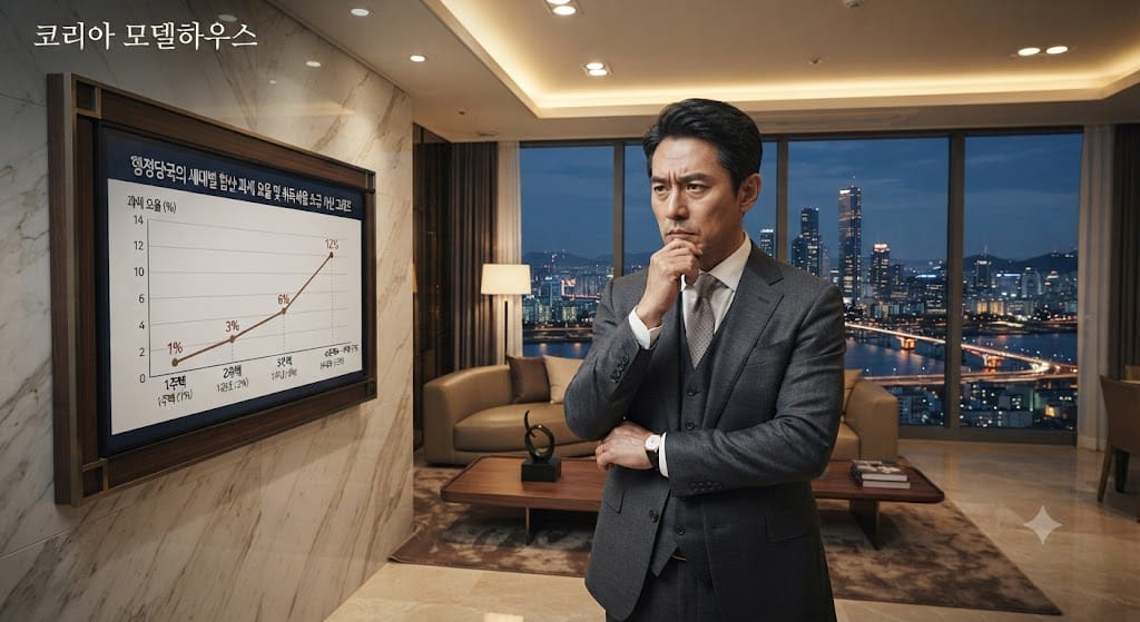 전문가가 세대분리 요건 하자 적발에 따른 취득세 중과 및 가산세 제재 요율을 분석하는 실무 지침